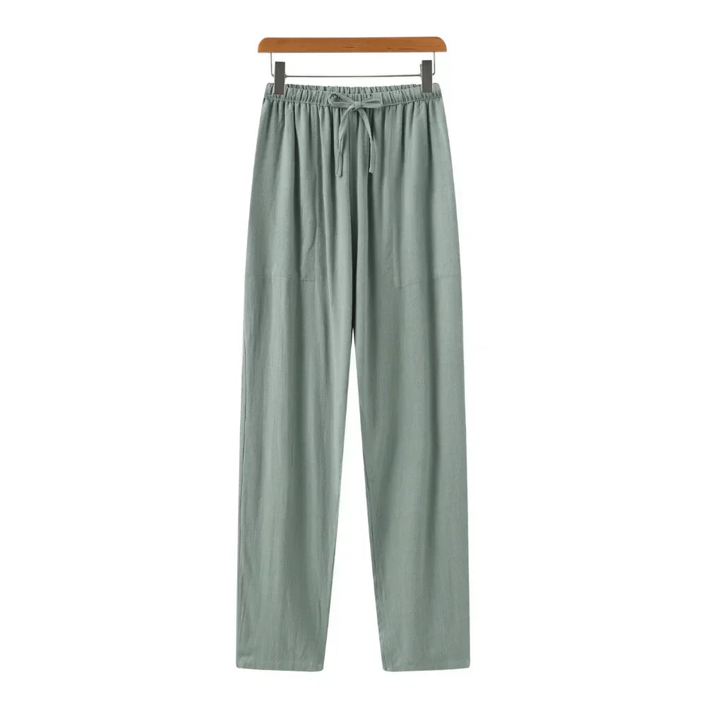 Linen Slim Fit Trousers