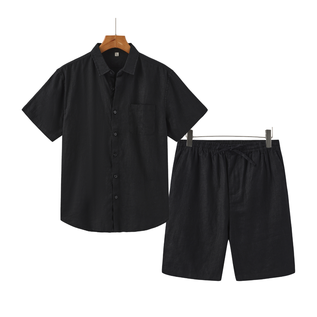 Linen Blend Short Pants