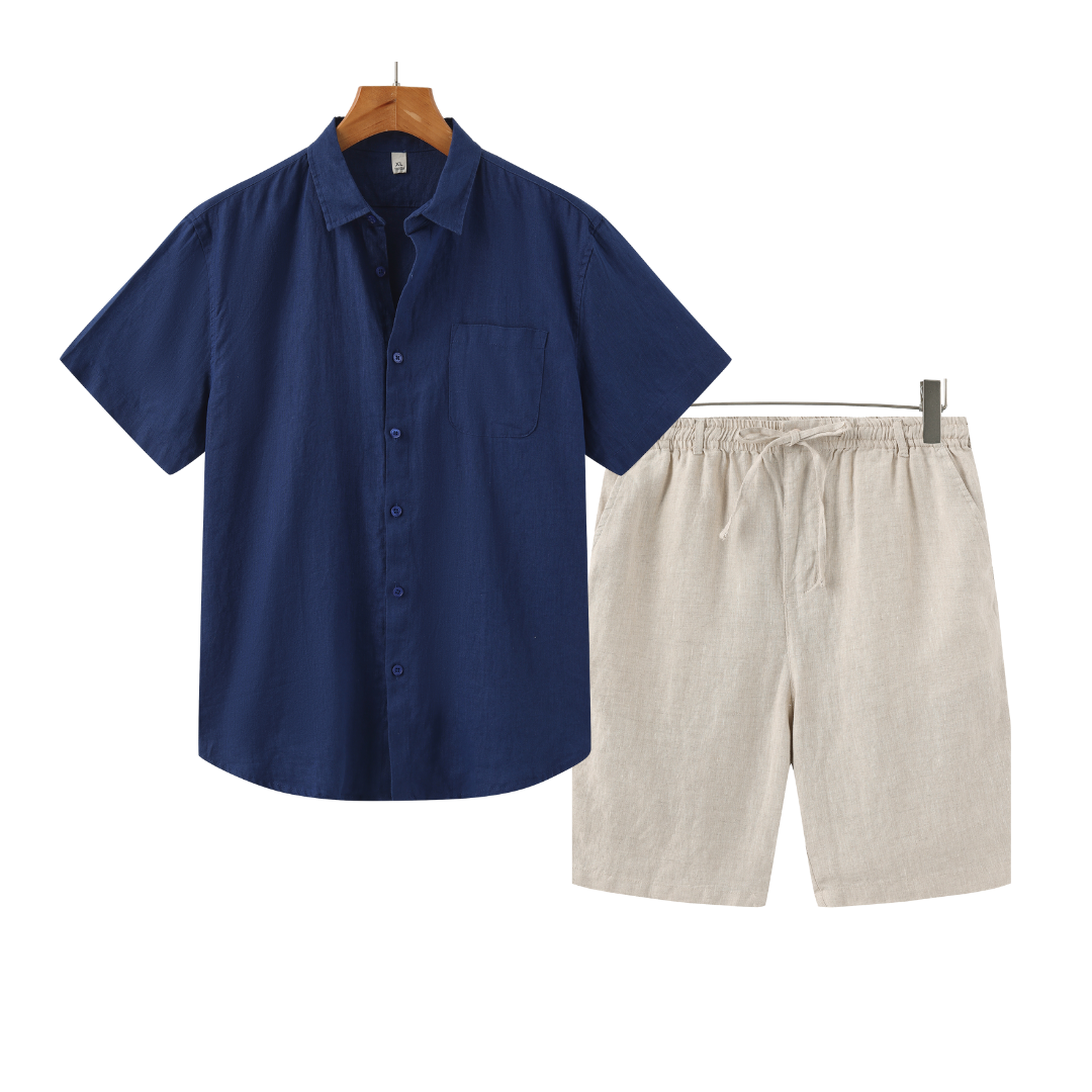 Linen Blend Short Pants