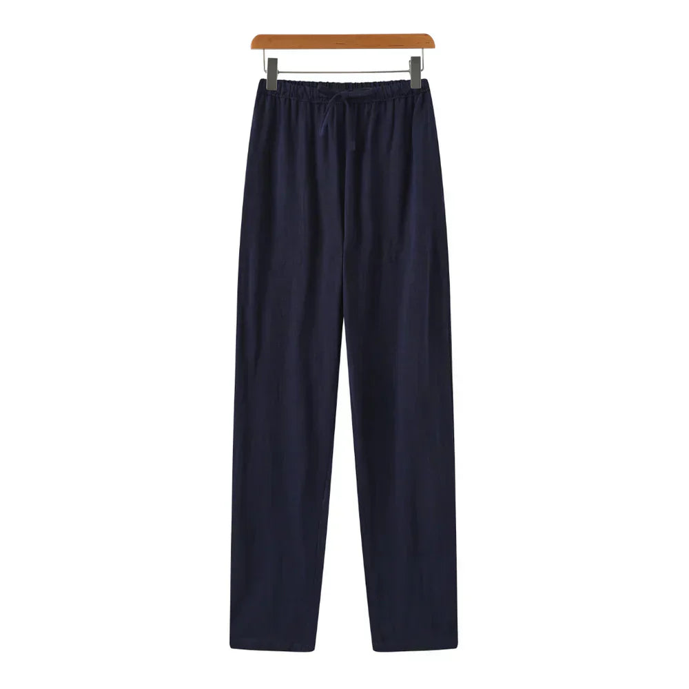 Linen Slim Fit Trousers