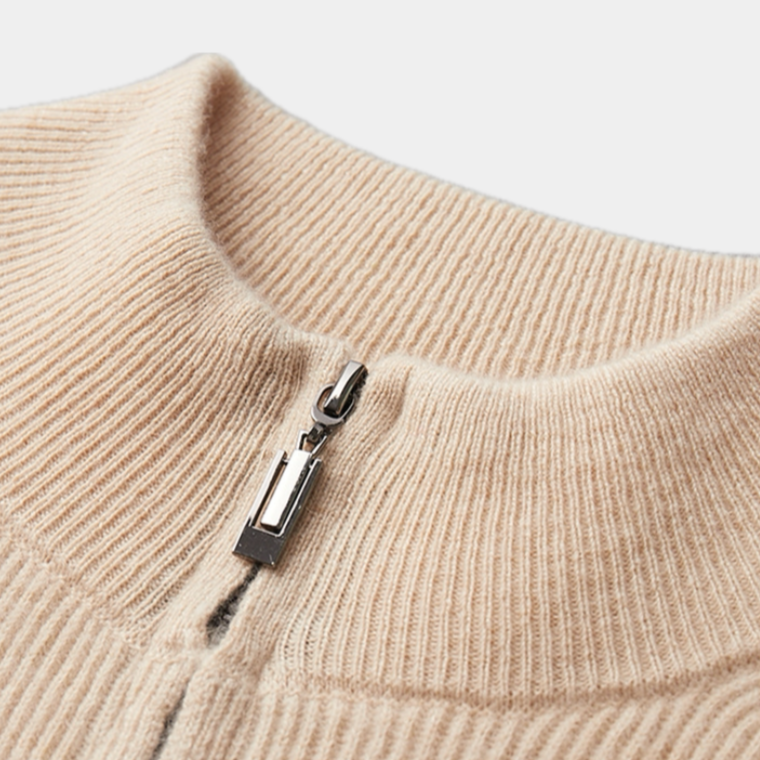Wol Zip-Up Sweater