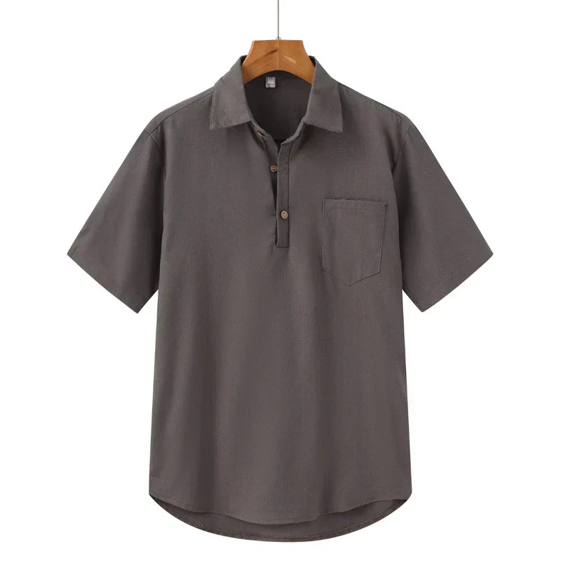 Linen Polo Shirt