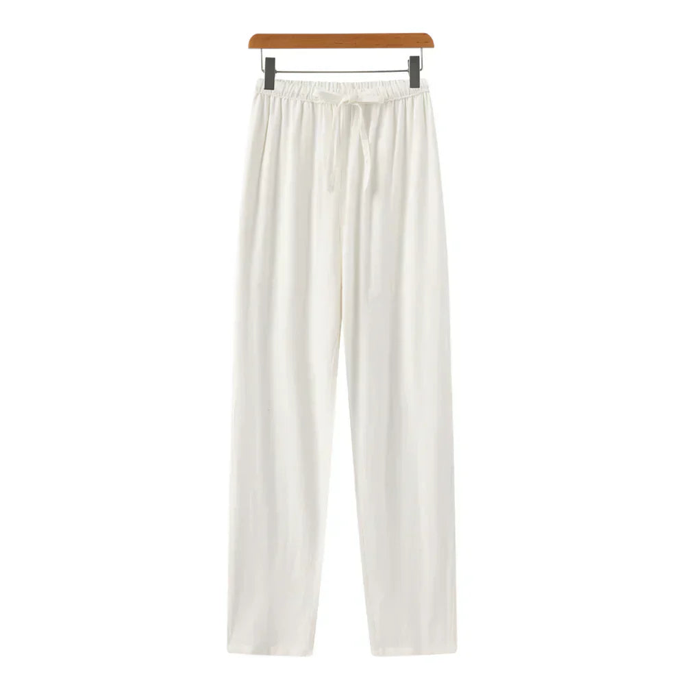 Linen Slim Fit Trousers