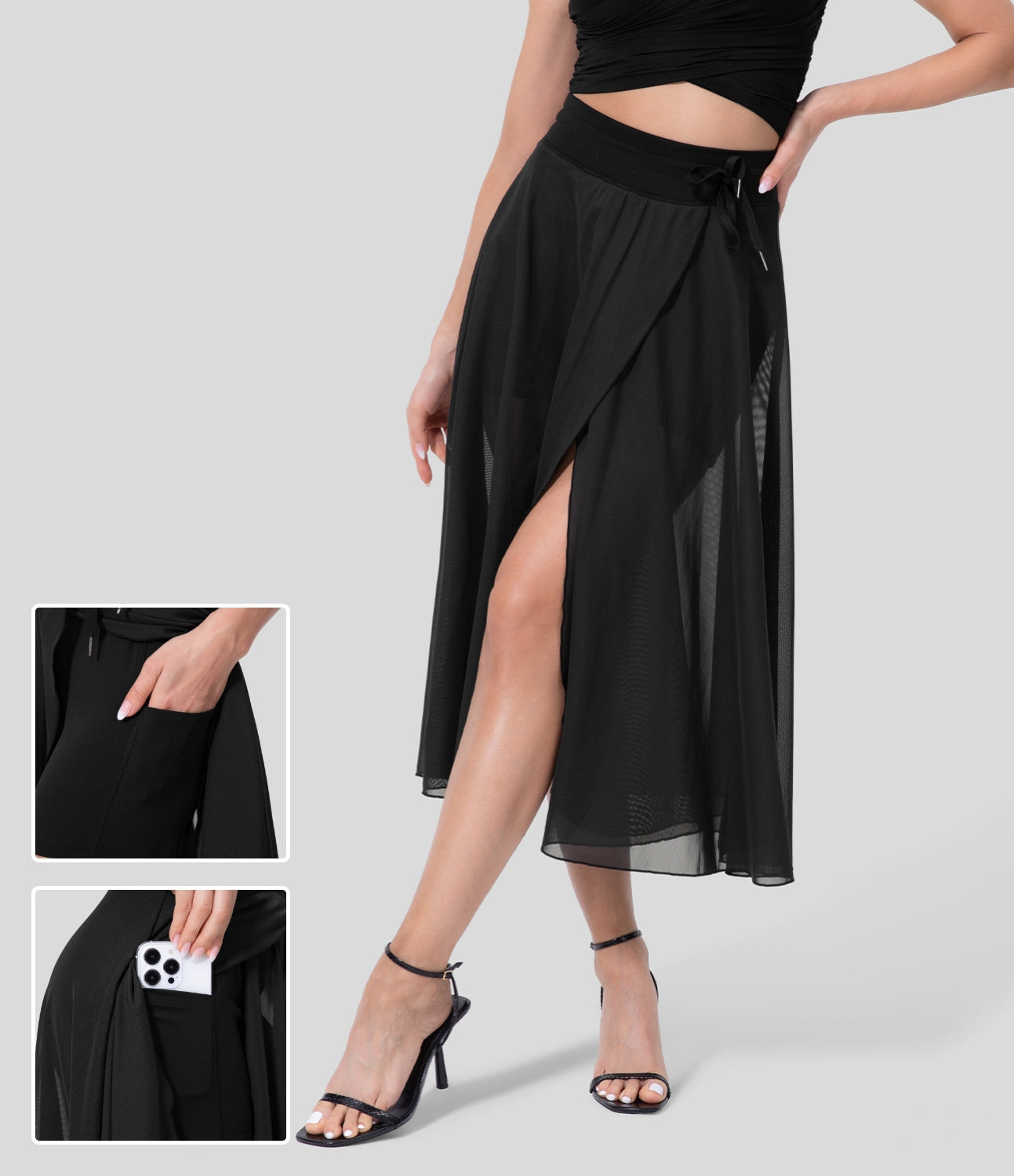 Apolonia | Elegancka spódnica 2 w 1