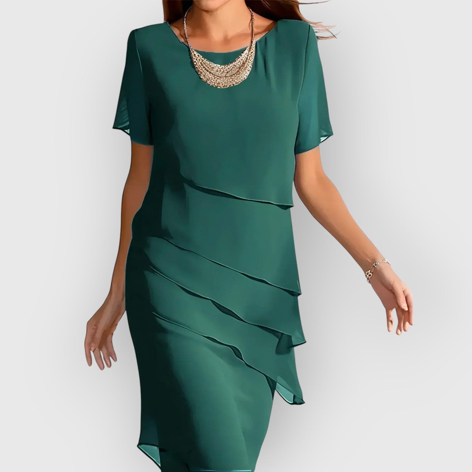 Kowalski™ | Elegancka Sukienka Maskująca Brzuch