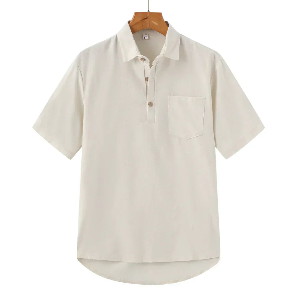 Linen Polo Shirt