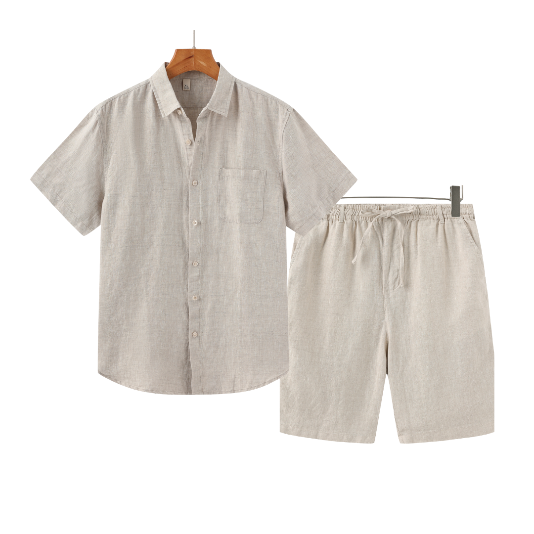 Linen Blend Short Pants