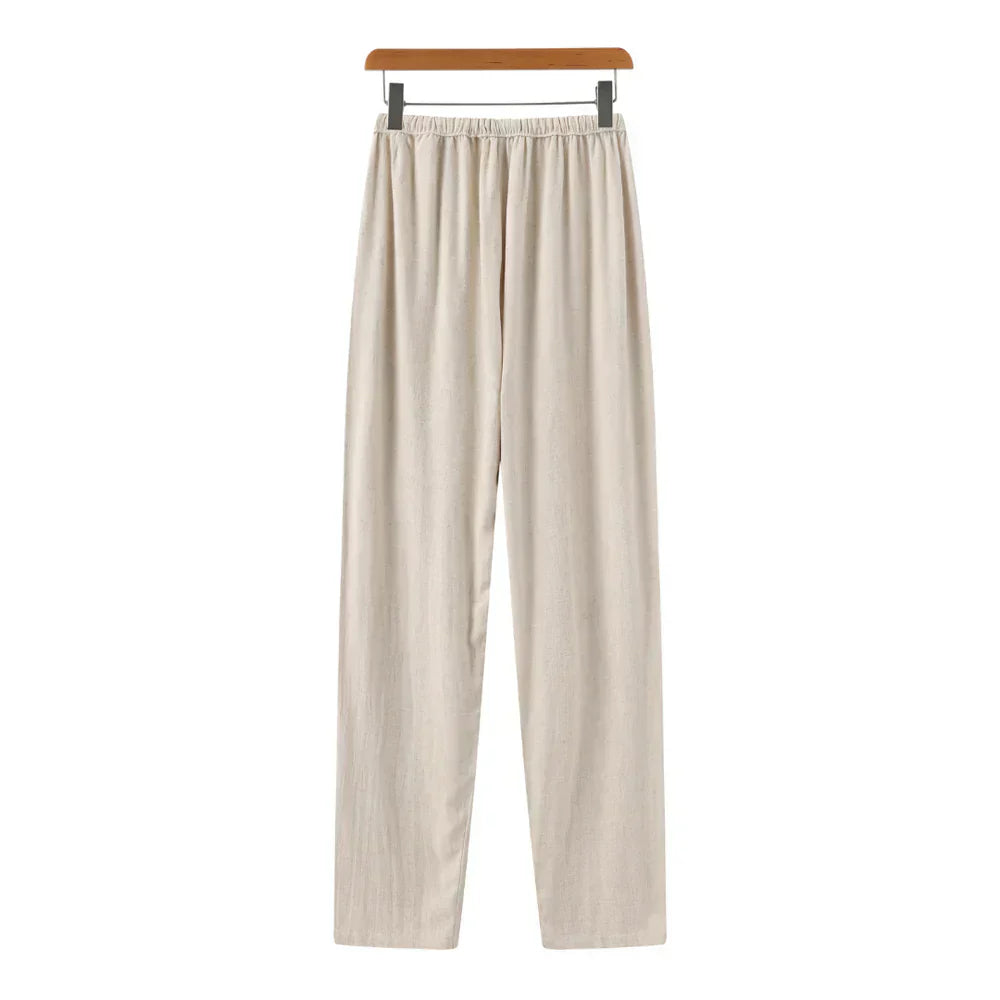 Linen Slim Fit Trousers