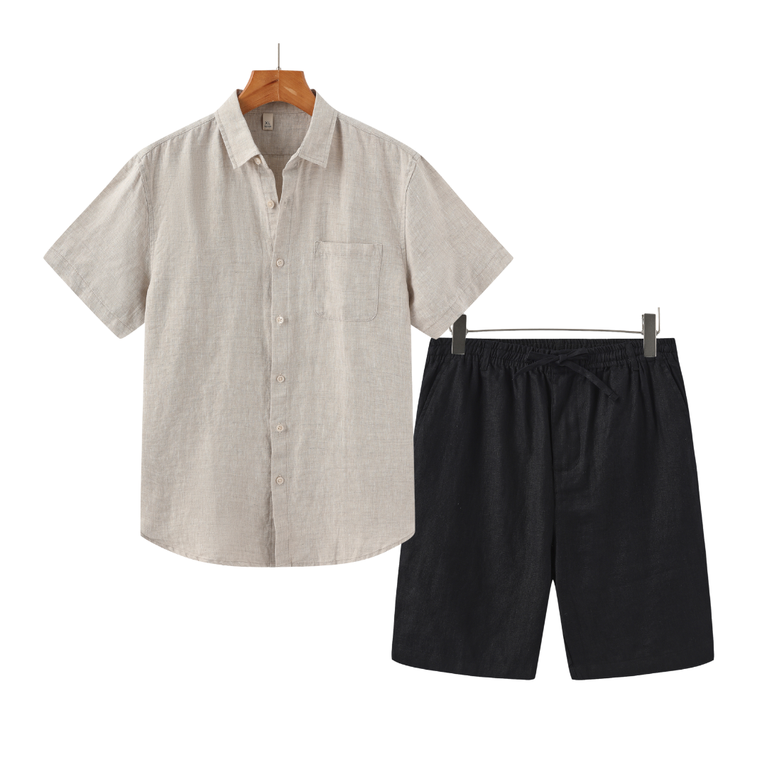Linen Blend Short Pants