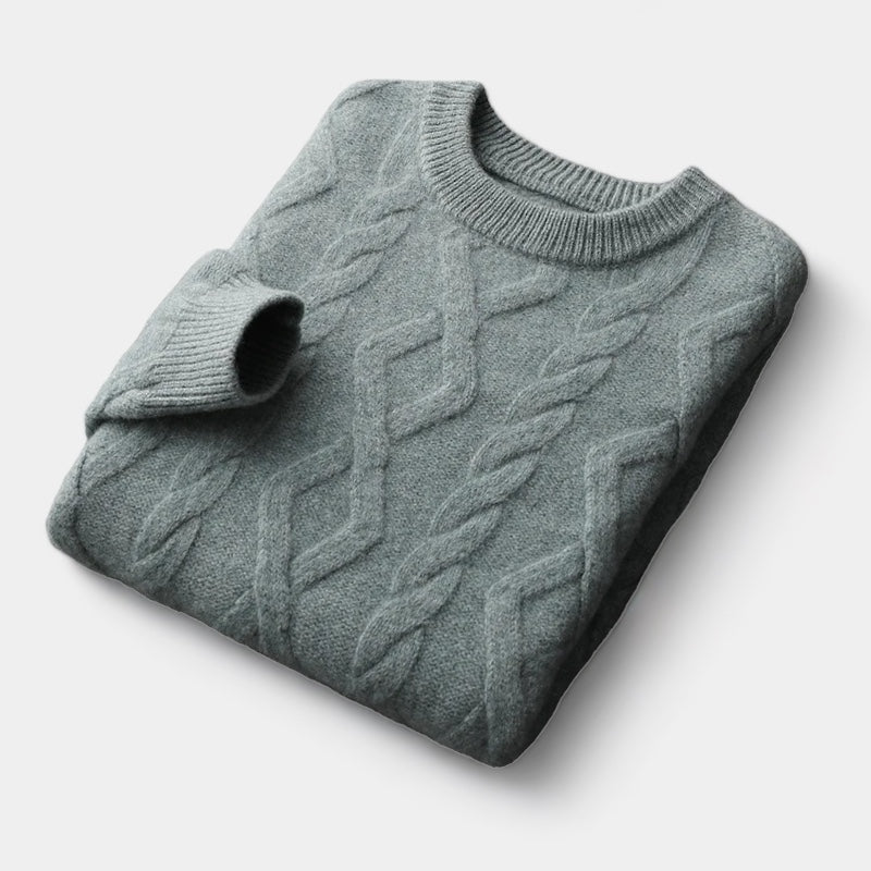 Gewatteerde Wol Sweater