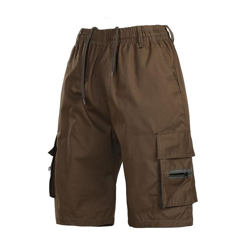 Kowalski™ | Spodenki Casual z Gumką w Talii + 6 Kieszeni