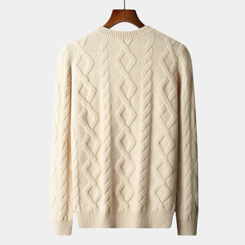 Gewatteerde Wol Sweater