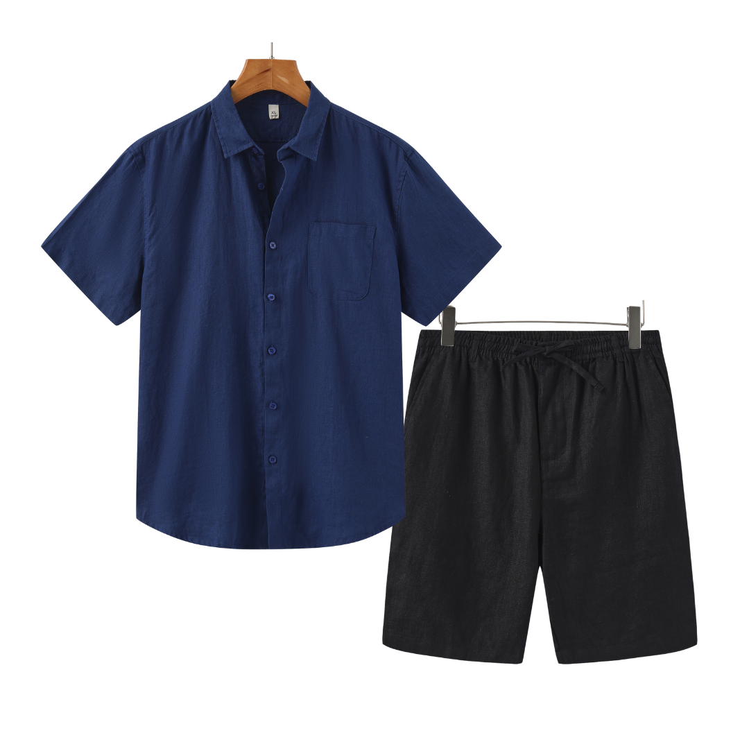 Linen Blend Short Pants