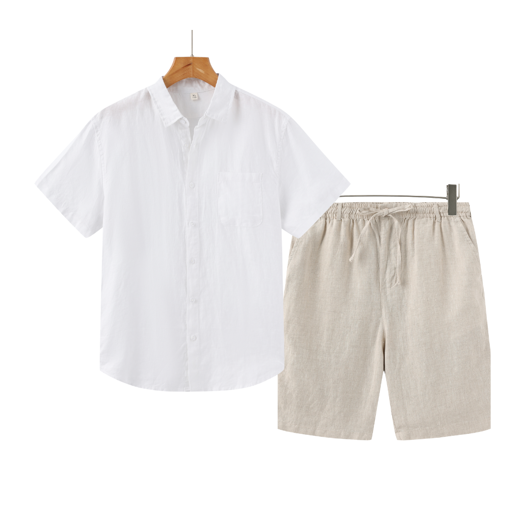 Linen Blend Short Pants