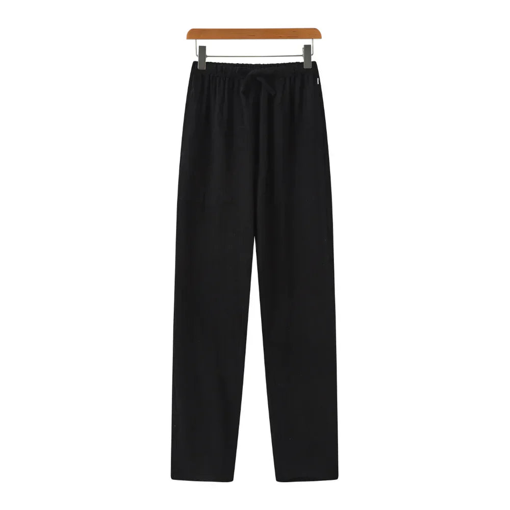 Linen Slim Fit Trousers