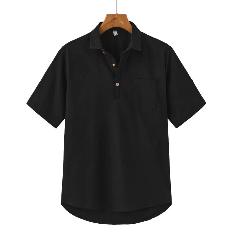 Linen Polo Shirt