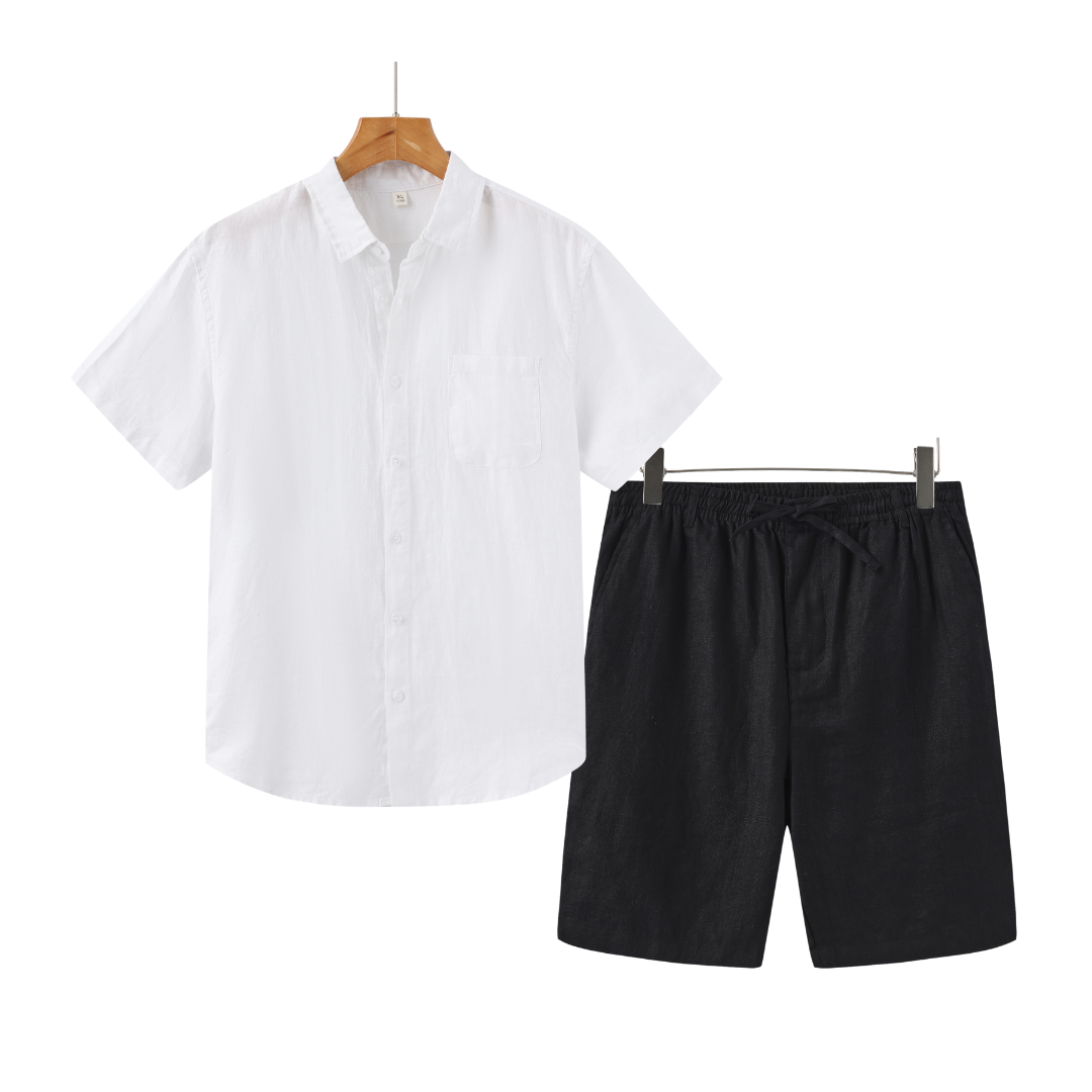 Linen Blend Short Pants