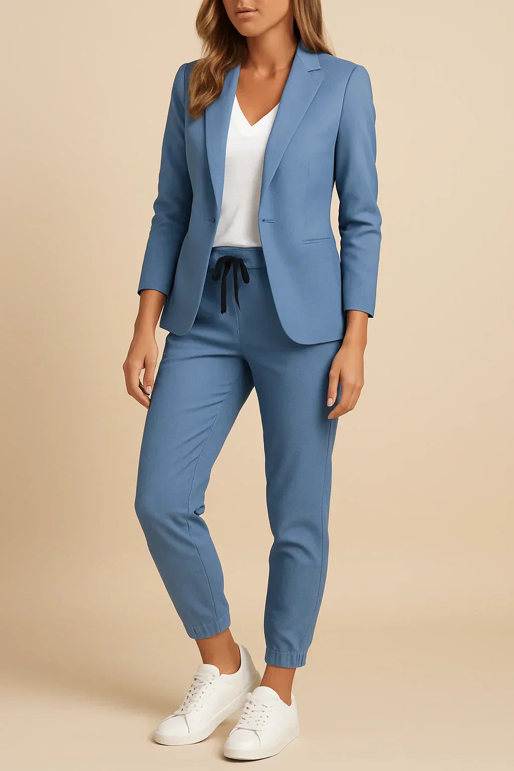 Anastazja | elegancki zestaw z marynarką i spodniami