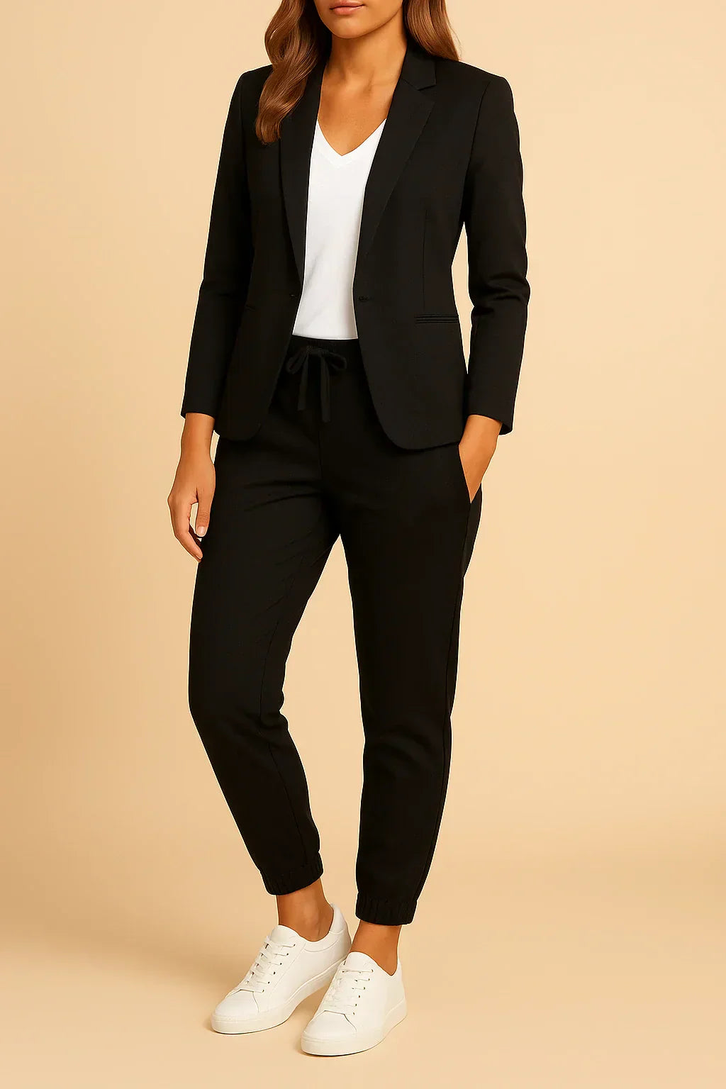 Anastazja | elegancki zestaw z marynarką i spodniami
