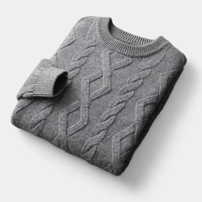 Gewatteerde Wol Sweater