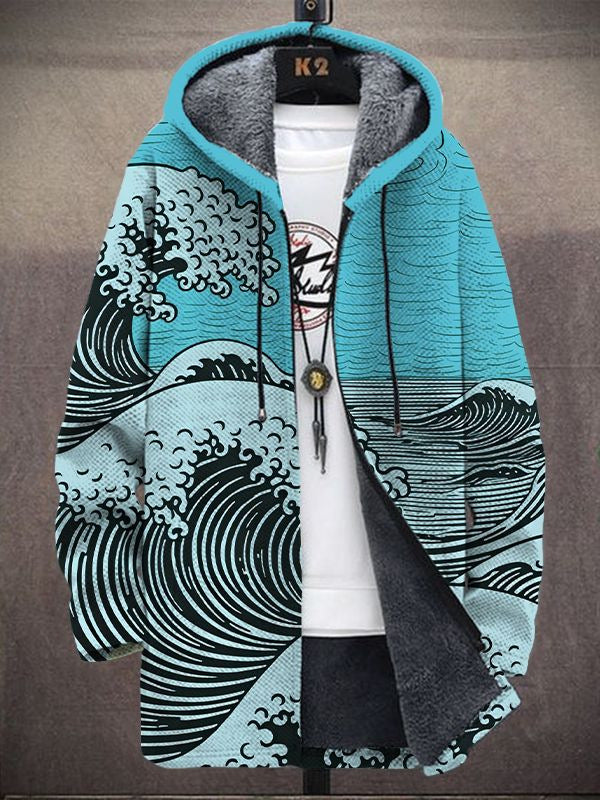 Magnus | Bluza z kapturem Ocean Wave