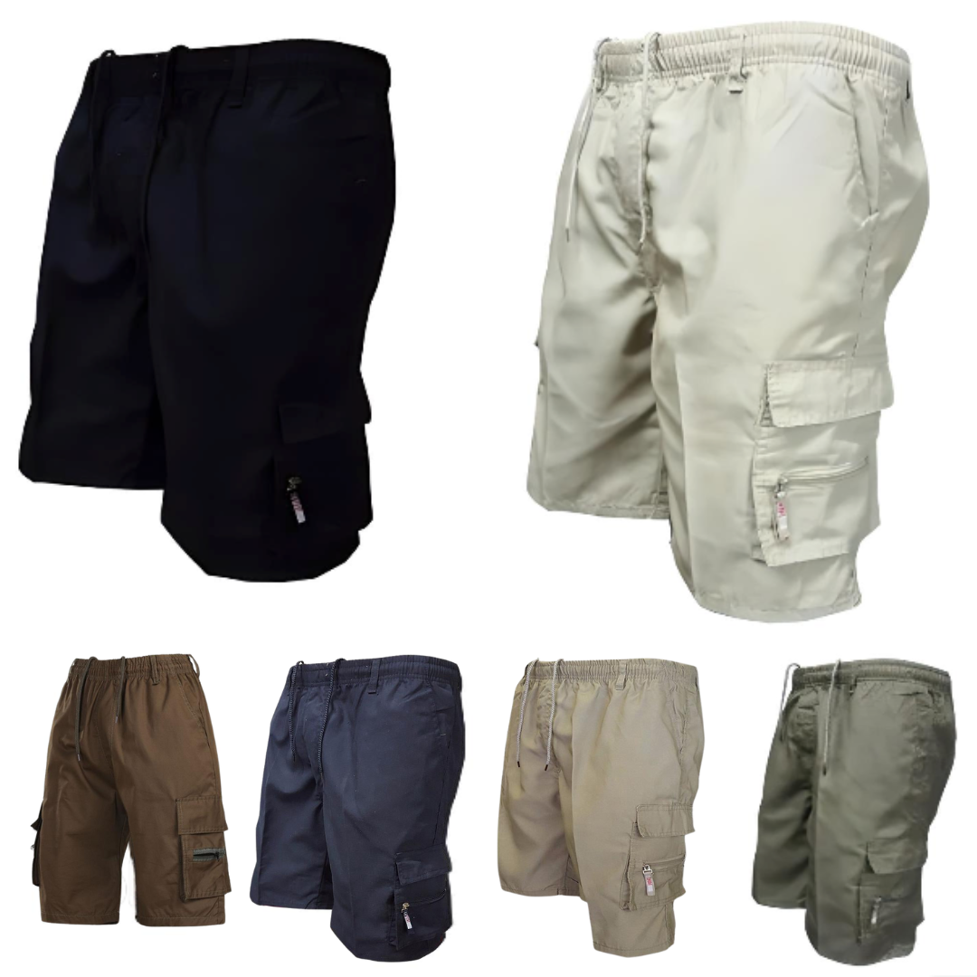 Kowalski™ | Spodenki Casual z Gumką w Talii + 6 Kieszeni