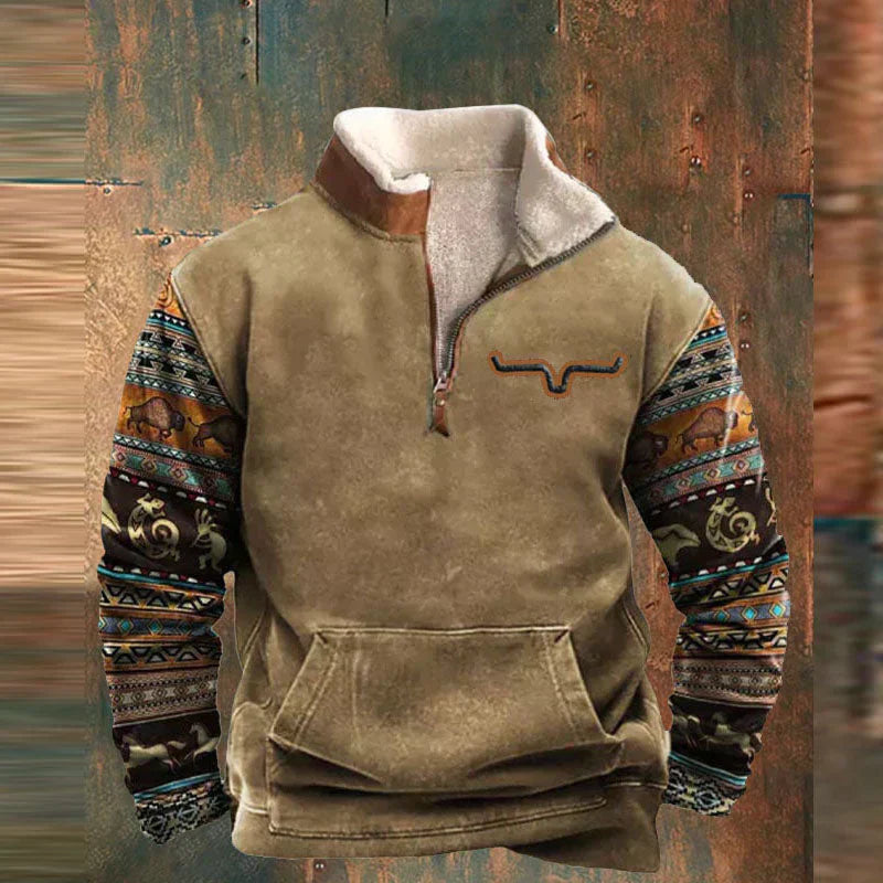 Kowalski™ | Jesienny sweter rozpinany na zamek