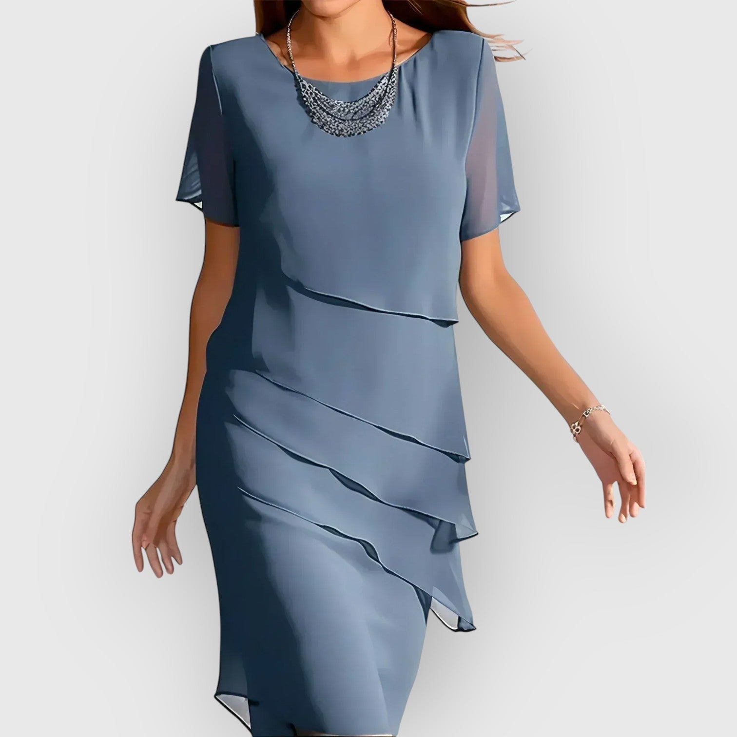 Kowalski™ | Elegancka Sukienka Maskująca Brzuch