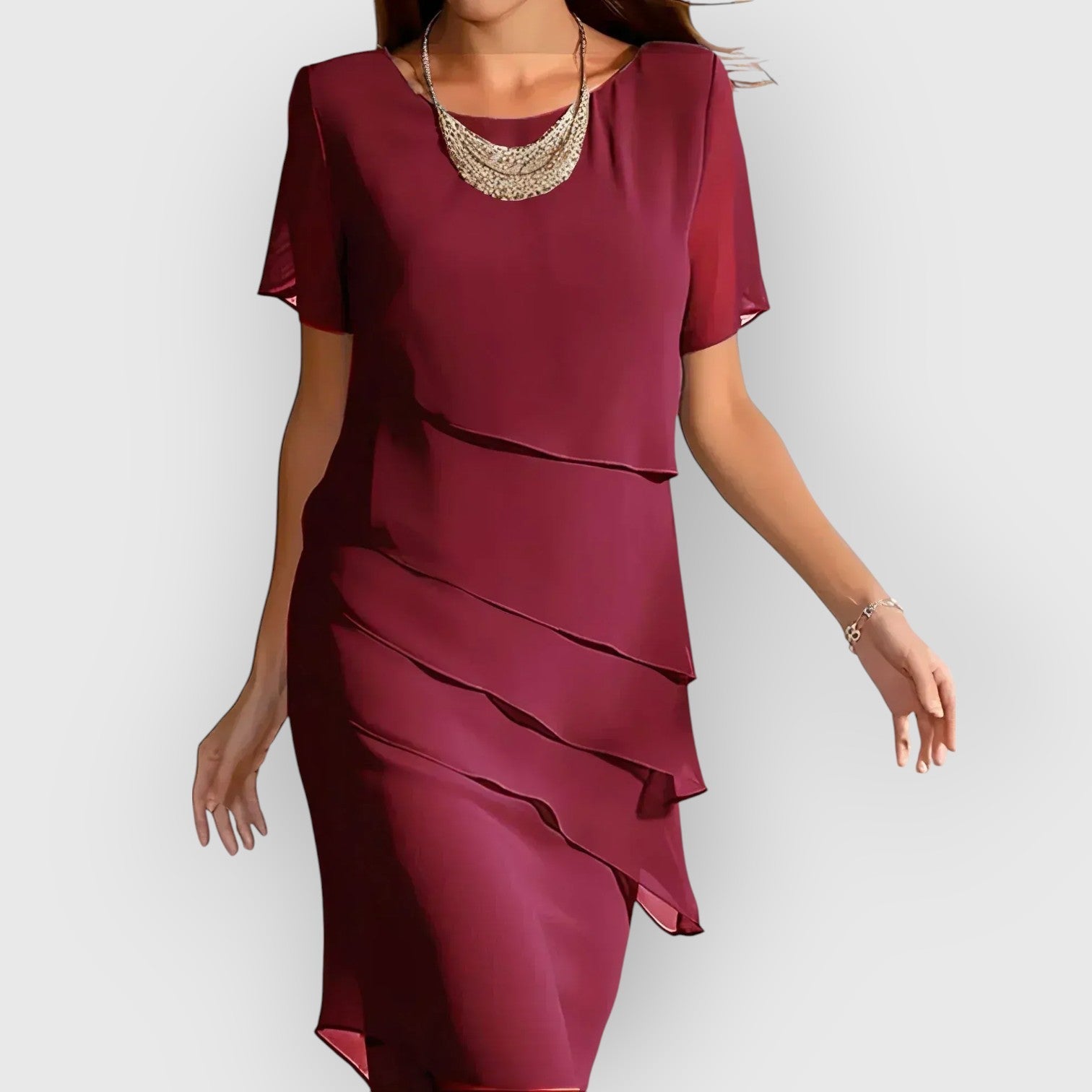 Kowalski™ | Elegancka Sukienka Maskująca Brzuch